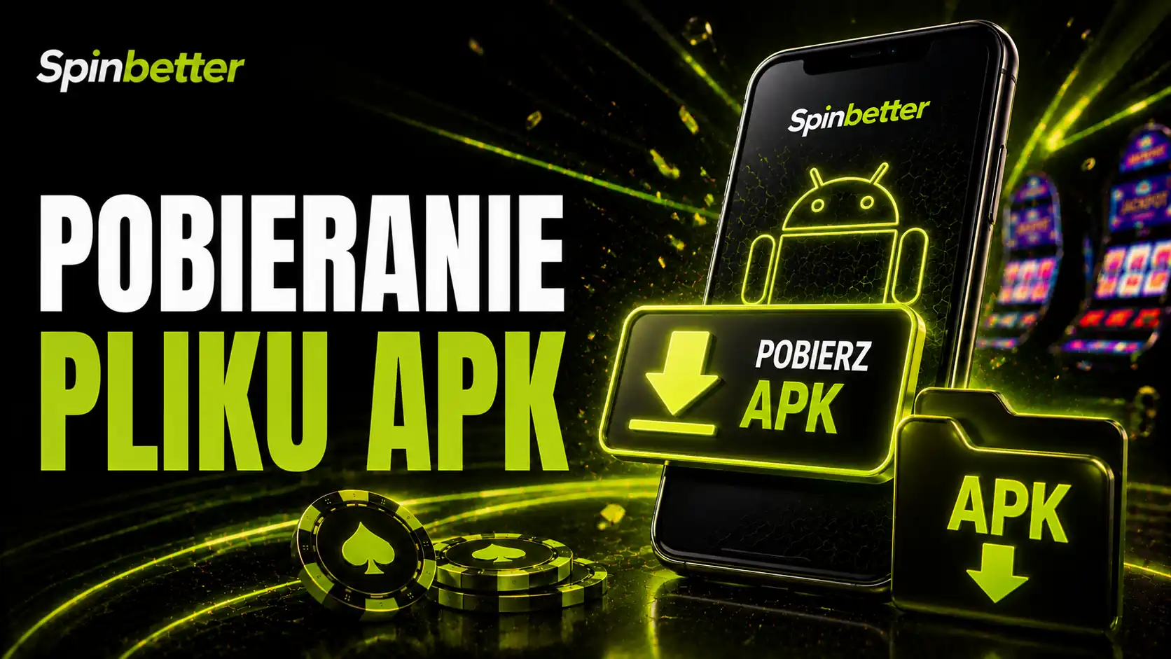 Pobieranie pliku instalacyjnego aplikacji SpinBetter na Androida